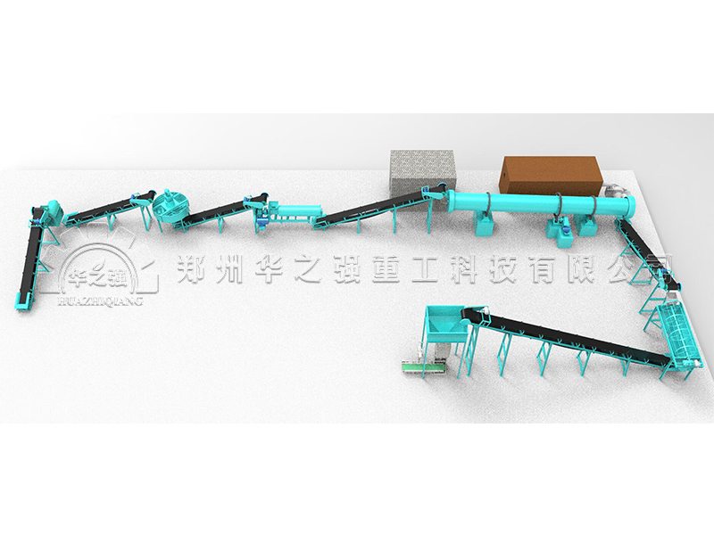 顆粒復合有機肥生產(chǎn)線造粒的條件選擇與工藝流程